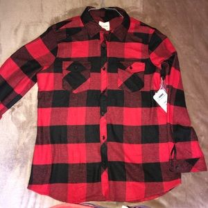 Fashion Nova Flannel Plaid Top